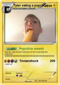 Tyler eating a