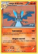 mega draco feu