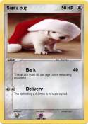 Santa pup