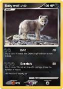 Baby wolf