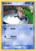 Hyena Bath
