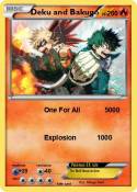 Deku and Bakugo