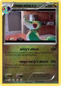 mega snivy x y