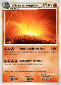 Volcan en érupt