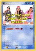Sorry