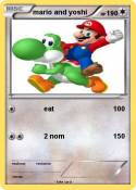 mario and yoshi
