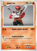 gokai red
