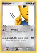 Mewing emoji