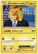 president aslan