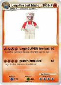 Lego fire ball