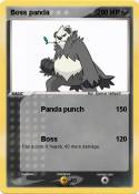 Boss panda