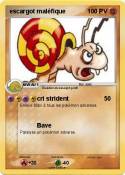 escargot maléfi