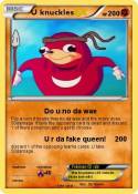 U knuckles