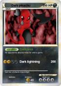 Dark pikachu