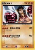 Luffy gear 4