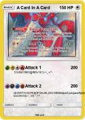 A Card In A