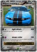 striped mustang