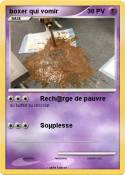 boxer qui vomir