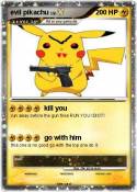 evil pikachu