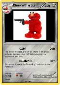 Elmo with a gun