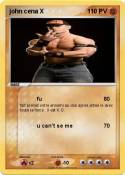 john cena X