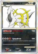 Arceus Démon X