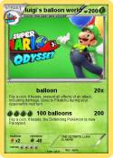 luigi`s balloon