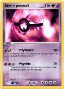 Mew in pokeball