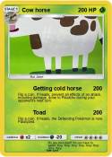 Cow horse