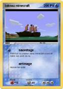 bateau minecraf