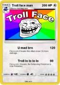Troll face man