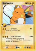 Raichu niv X