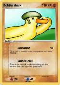 Soldier duck