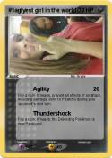 #1aglyest girl
