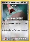 OMG MY HOMEWORK