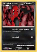 dark pikachu