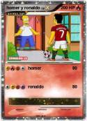 homer y ronaldo