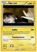 fake card