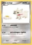 chien en légo
