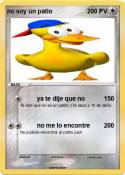 no soy un patio