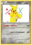 Pokemon maths