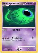 Septic eye Sam