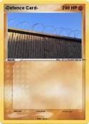 Defence Card-
