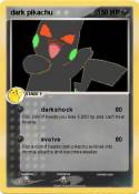 dark pikachu