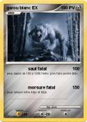 garou blanc EX