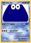 dark blue pou