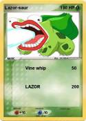 Lazor-saur