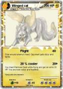 Winged cat