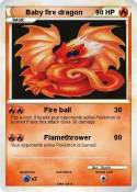 Baby fire drago
