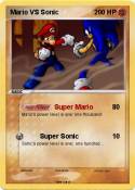 Mario VS Sonic